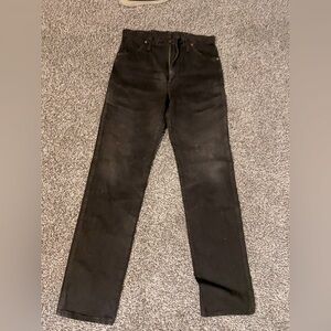 Black Wrangler Men’s Jeans - Boot Cut